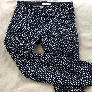 Tory Burch black and white cargo pants